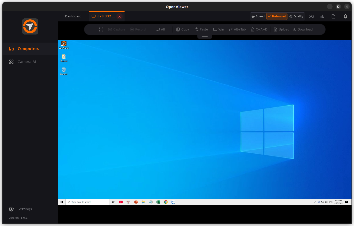 Remote Windows Session