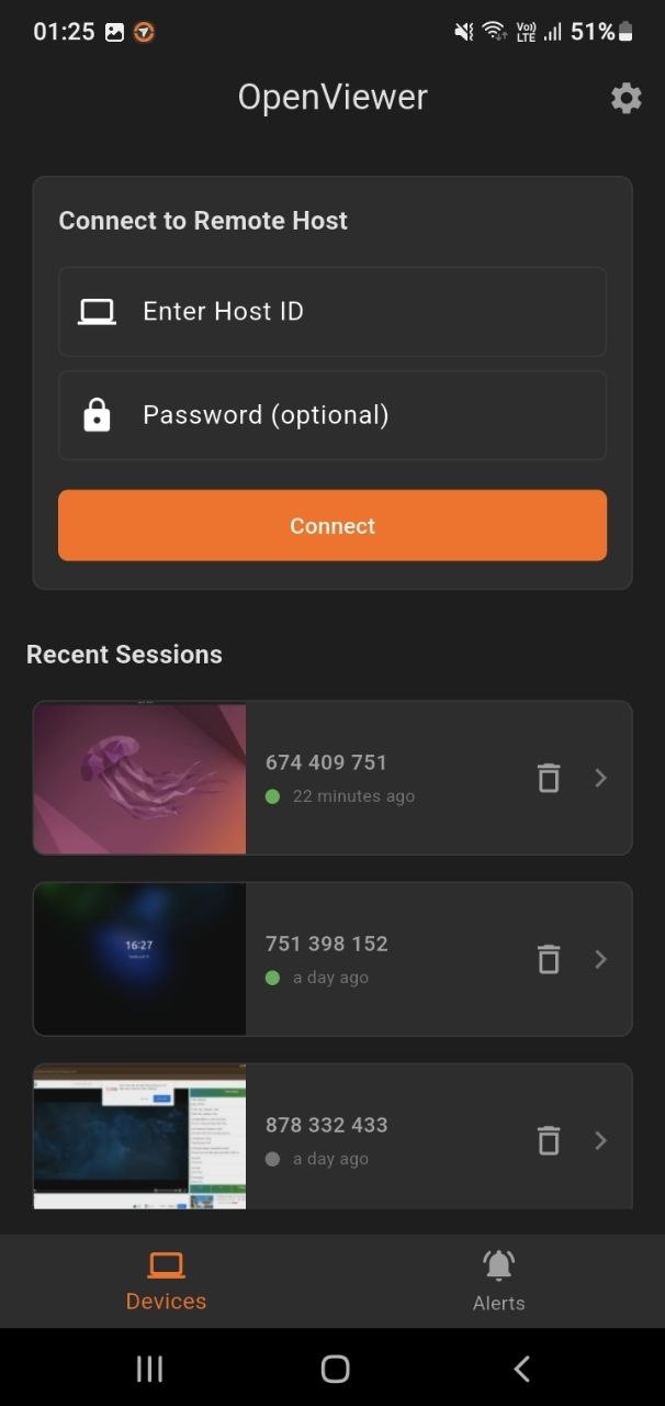 Mobile Remote Connections
